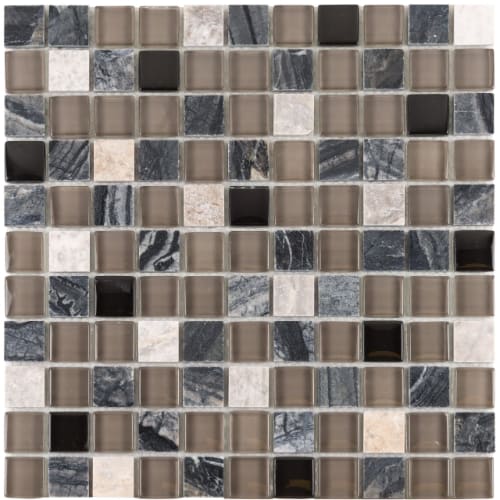 1" x 1" Collection in Twilight Glass Tile