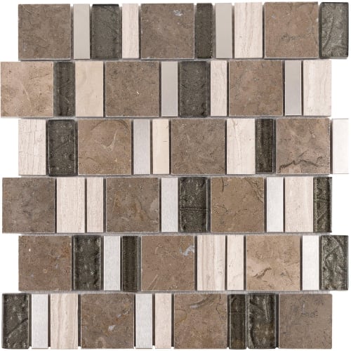 2By Combo in Pingora Glass Tile