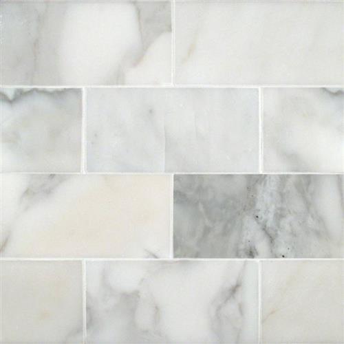 Calacatta Marble in Calacatta Marble - 3x6 Subway Natural Stone