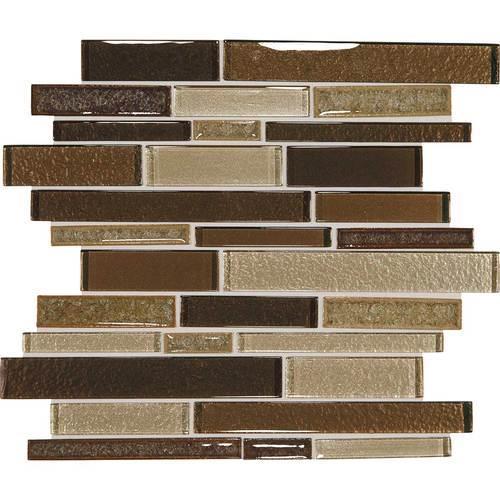 Crystal Shores in Copper Coast Glass Tile