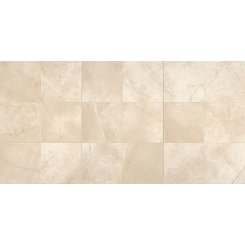 Marble Collection in Phaedra Cream 12x12 Polished Natural Stone