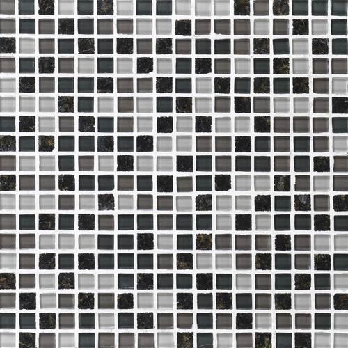 Granite Radiance in Ubatuba Blend Glass Tile