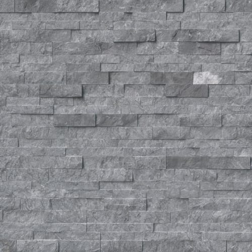 Rockmount Stacked Stone Collection in Glacial Grey Marble Natural Stone