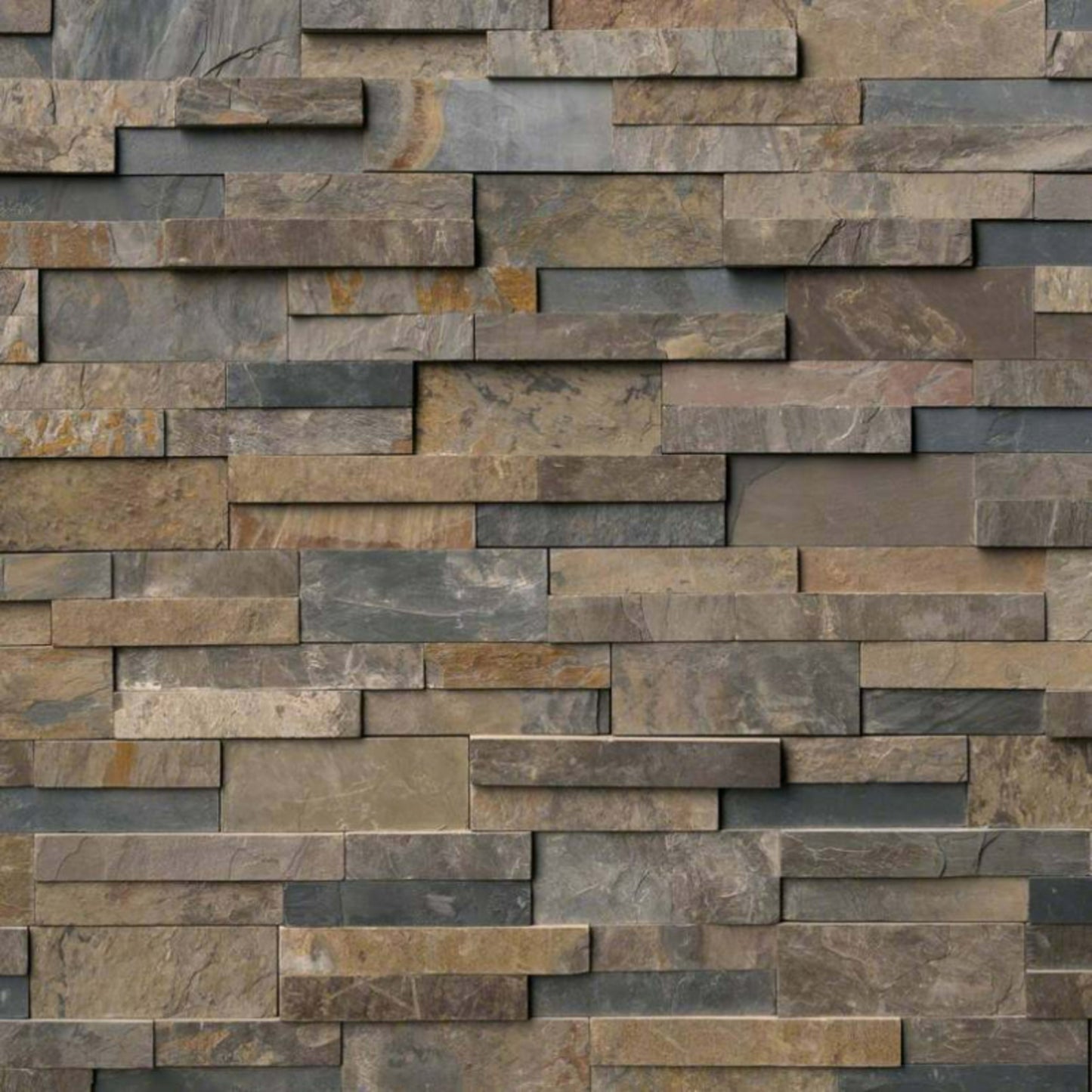 Rockmount Stacked Stone Collection in Rustic Gold Natural Stone