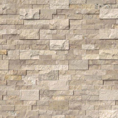 Rockmount Stacked Stone Collection in Roman Beige Natural Stone