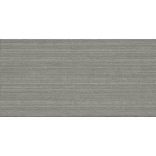 Fabric Art in Modern Linear Medium Gray 12x24 Tile