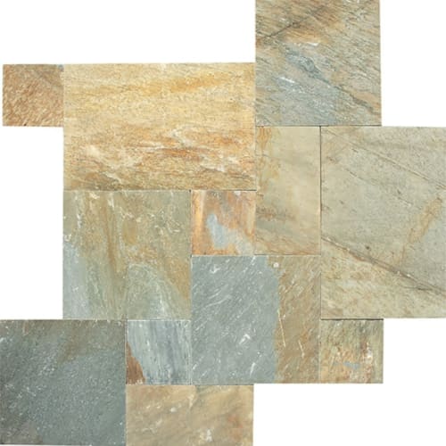 Slate in Golden Sun Pattern Natural Stone
