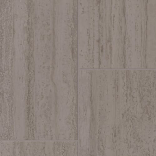 TritonTuff in Travertine Tile Reflects Grey Vinyl Sheet Goods