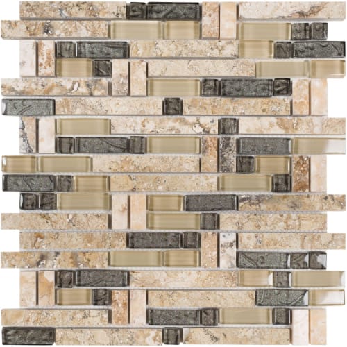 Landslide in Ship Rock Glass Tile