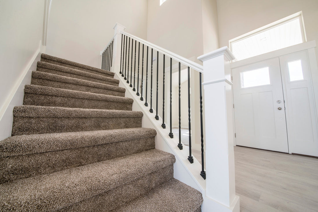 soft carpet on stairs
