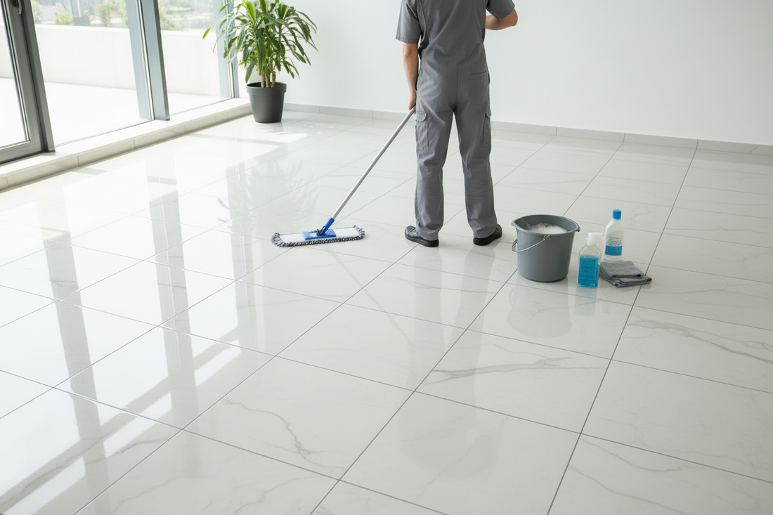Easy to clean tile flooring in Maplewood, MN