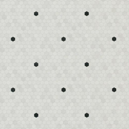 Penny Lane in White Quartz W/Basalt - Platinum Vinyl Sheet Goods