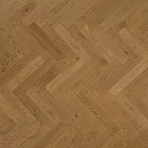 Gault Estate Herringbone in Woven Wicker Oak Hardwood