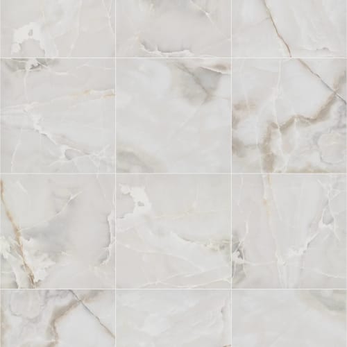 GEMSTONE 24X24 MATTE in White Tile