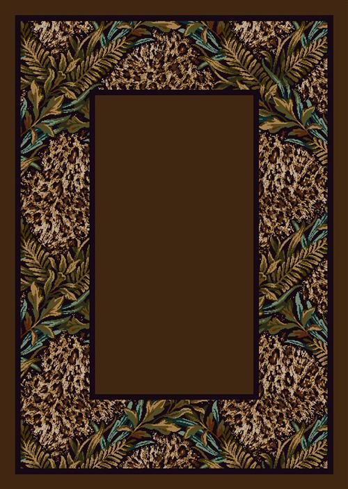 Nakura Trellis-04306 Leopard in Leopard Area Rugs
