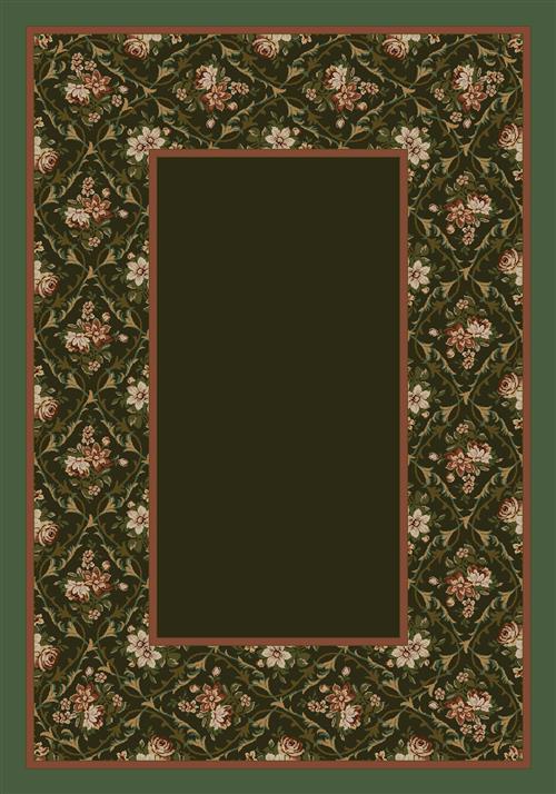 Bouquet Lace-11506 Olive II in Olive Ii Area Rugs