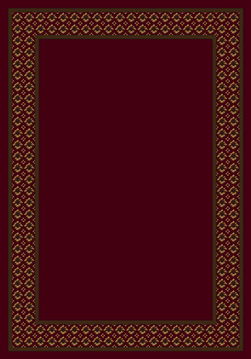 Foulard-10006 Garnet in Garnet Area Rugs