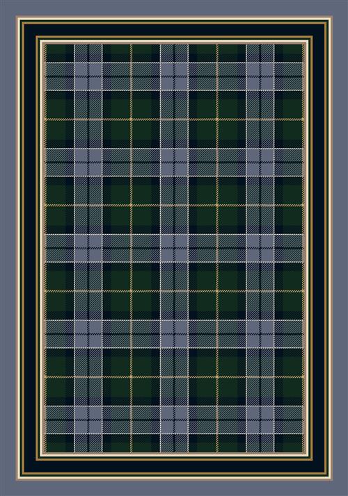 Magee Plaid-07006 Emerald Lapis II in Emerald Lapis Area Rugs