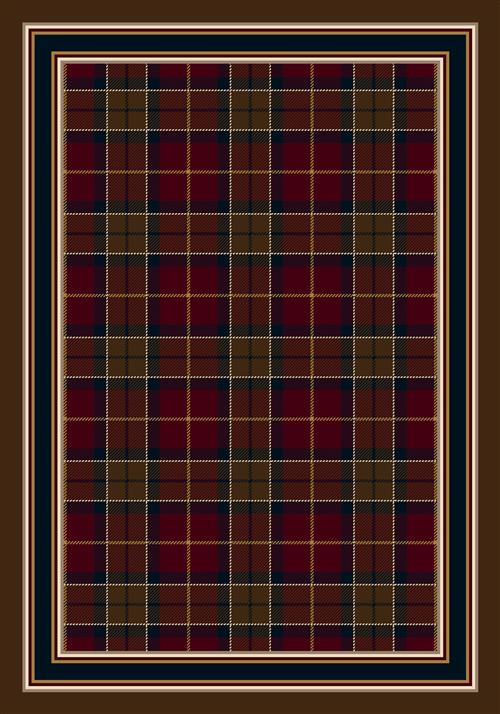 Magee Plaid-10006 Garnet II in Garnet Ii Area Rugs
