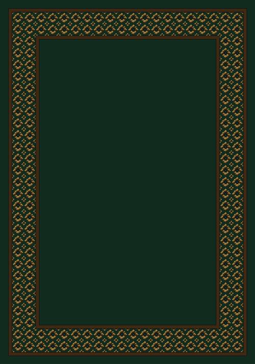 Foulard-11006 Emerald in Emerald Area Rugs