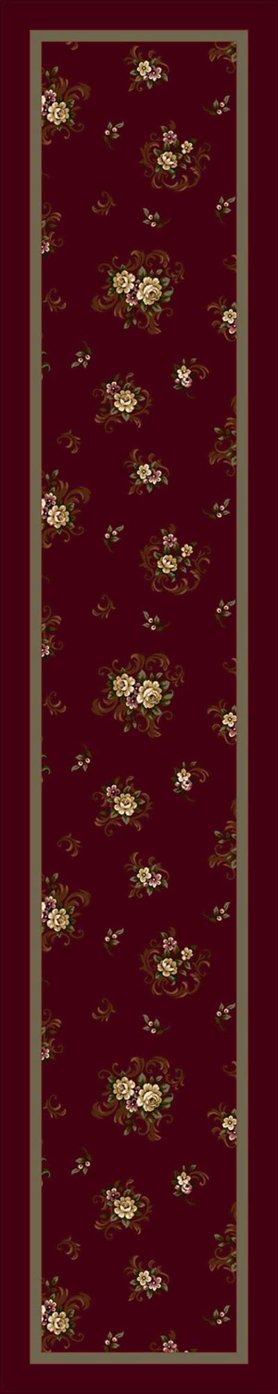 Cameo Rose-10006 Garnet II in Garnet Ii Area Rugs