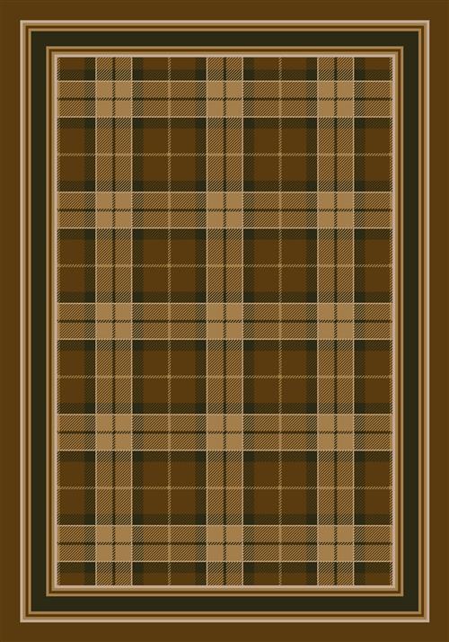 Magee Plaid-05406 Golden Amber in Golden Amber Area Rugs