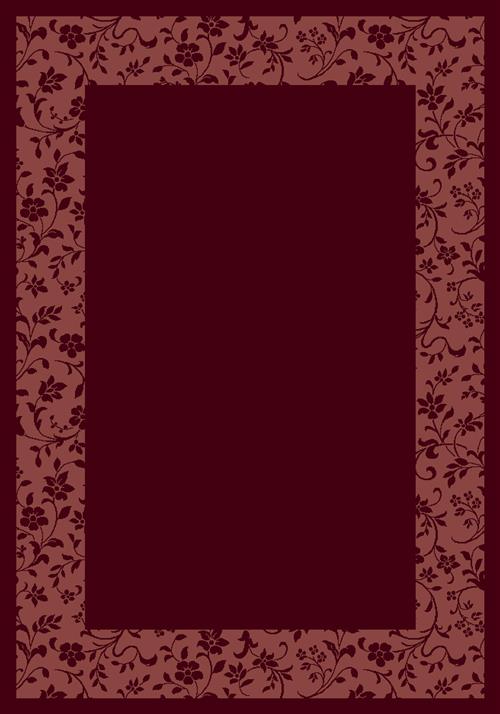 Brocade-10006 Garnet in Garnet Area Rugs