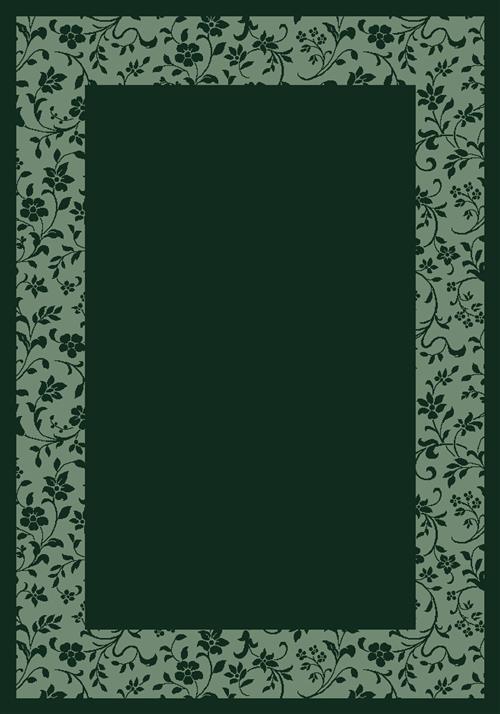 Brocade-11006 Emerald in Emerald Area Rugs