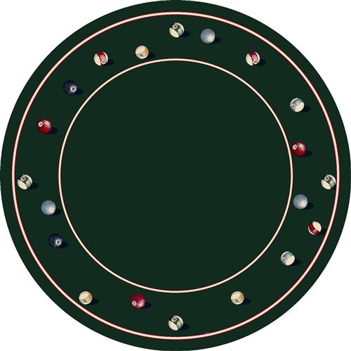 Billiards-11006 Emerald in Emerald Area Rugs