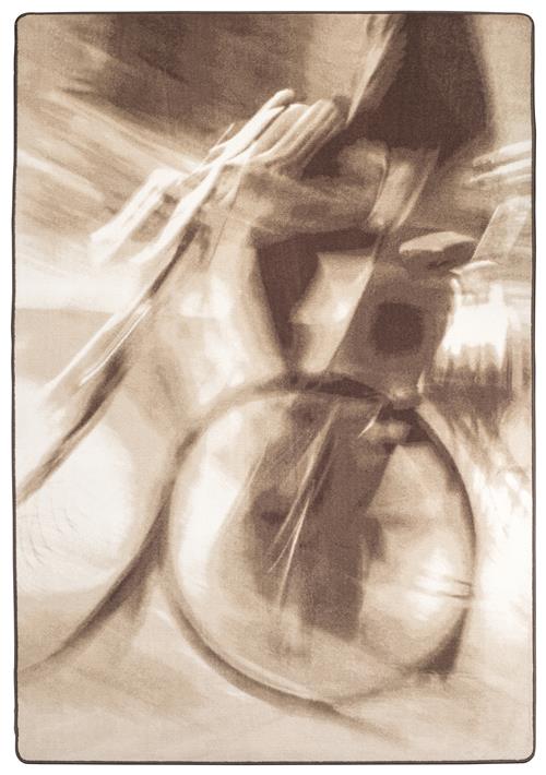 Leisure Ride-Sepia in Sepia Area Rugs