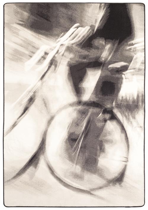 Leisure Ride-Grayscale in Grayscale Area Rugs