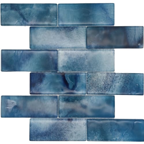 Aqua Savvy in Atlantic Bluefin Tuna 2? X 6? Glass Tile