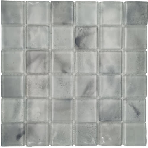 Aqua Savvy in Beluga Sturgeon 2? X 2? Glass Tile