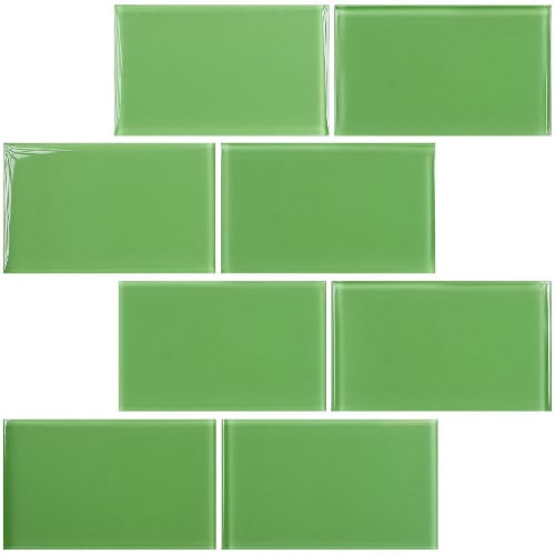 Subway in Kelly Isle 3" X 6" Glass Tile