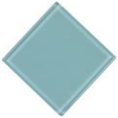 Glass Diamond in Blue Bell Glass Tile