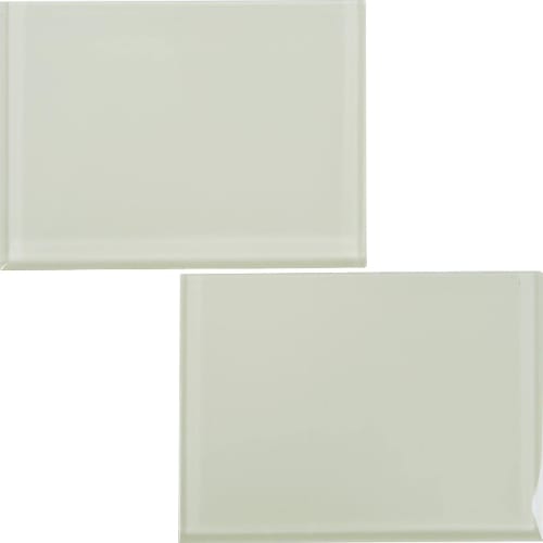 Subway in Cotton 3" X 6" Glass Tile