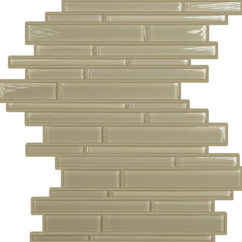 Summit in Wild Mushroom Random Linear Glass Tile