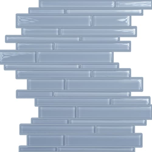 Summit in Downpour Random Linear Glass Tile