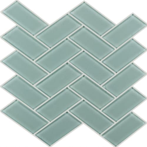 Turning Point in Sweet Pea Glass Tile