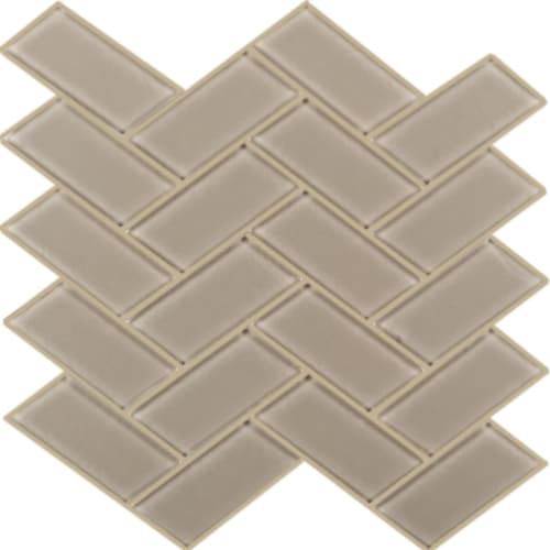 Turning Point in Wild Mushroom Glass Tile