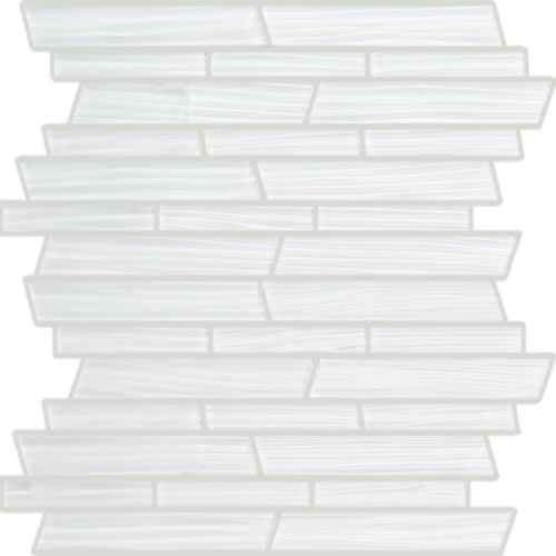 Tributary in White River Random Linear Glass Tile