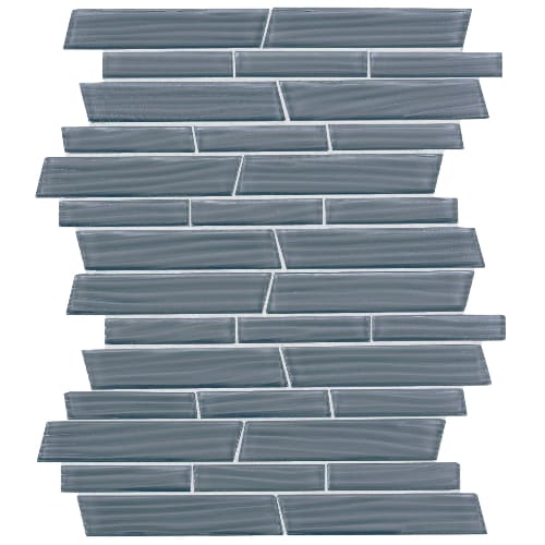 Tributary in Downpour River Random Linear Glass Tile
