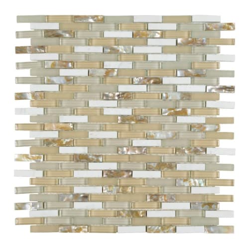 North Shore - Mini Brickset in Pearl Beach Glass Tile