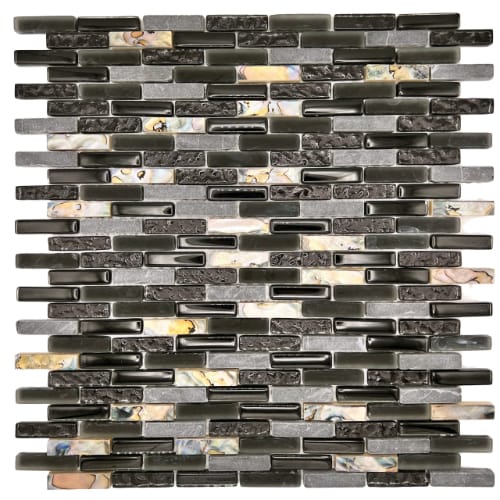 North Shore - Mini Brickset in Dark Harbor Glass Tile