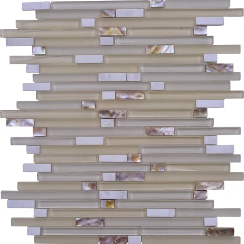North Shore - Linear in Pearl Beach Glass Tile