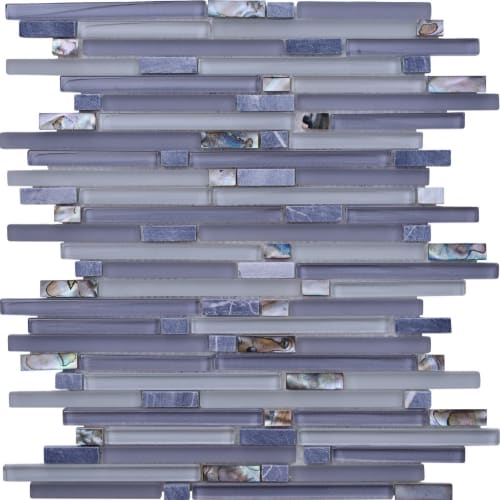 North Shore - Linear in Shark Cove Glass Tile