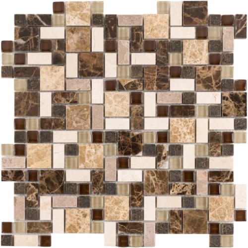 Refraction in Rocky Road Glass Tile