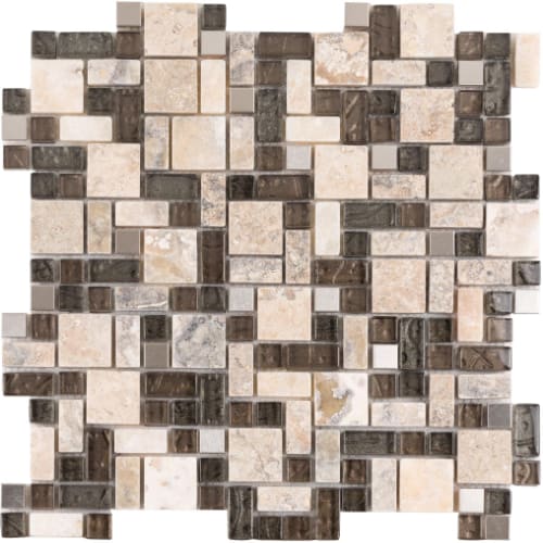 Refraction in Platinum Whisper Glass Tile