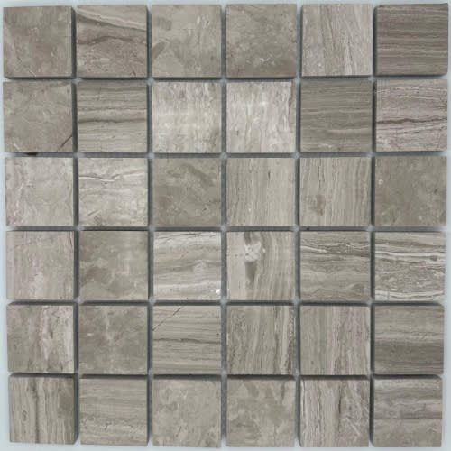 2" x 2" Straightset in Calabassas – White Wood Glass Tile