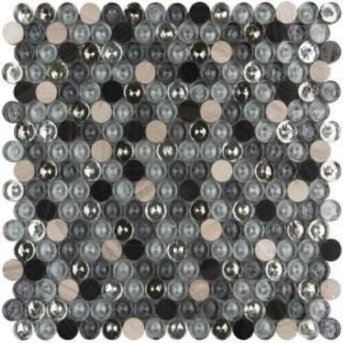 Button in Oxford Glass Tile